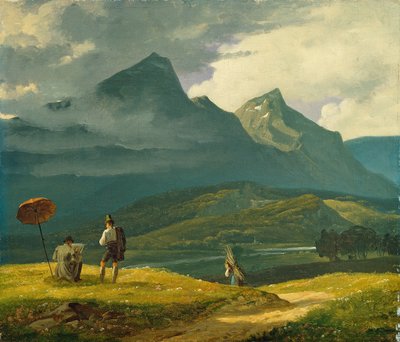 Berglandschaft von Wilhelm Bendz
